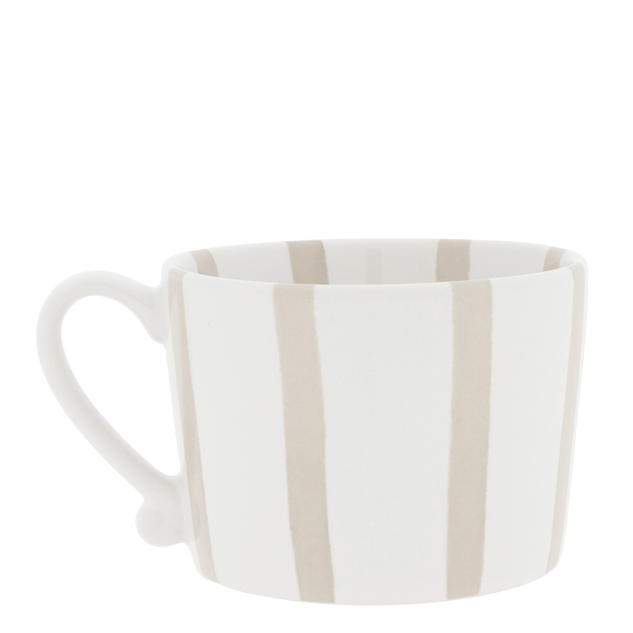 Tasse "large stripes" gross beige - Bastion Collections