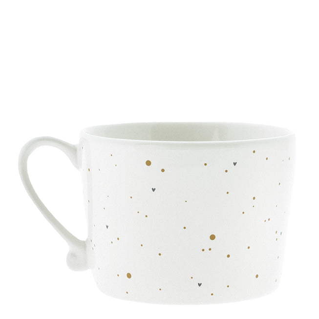 Tasse "Love and little dots" gross caramel - Bastion Collections