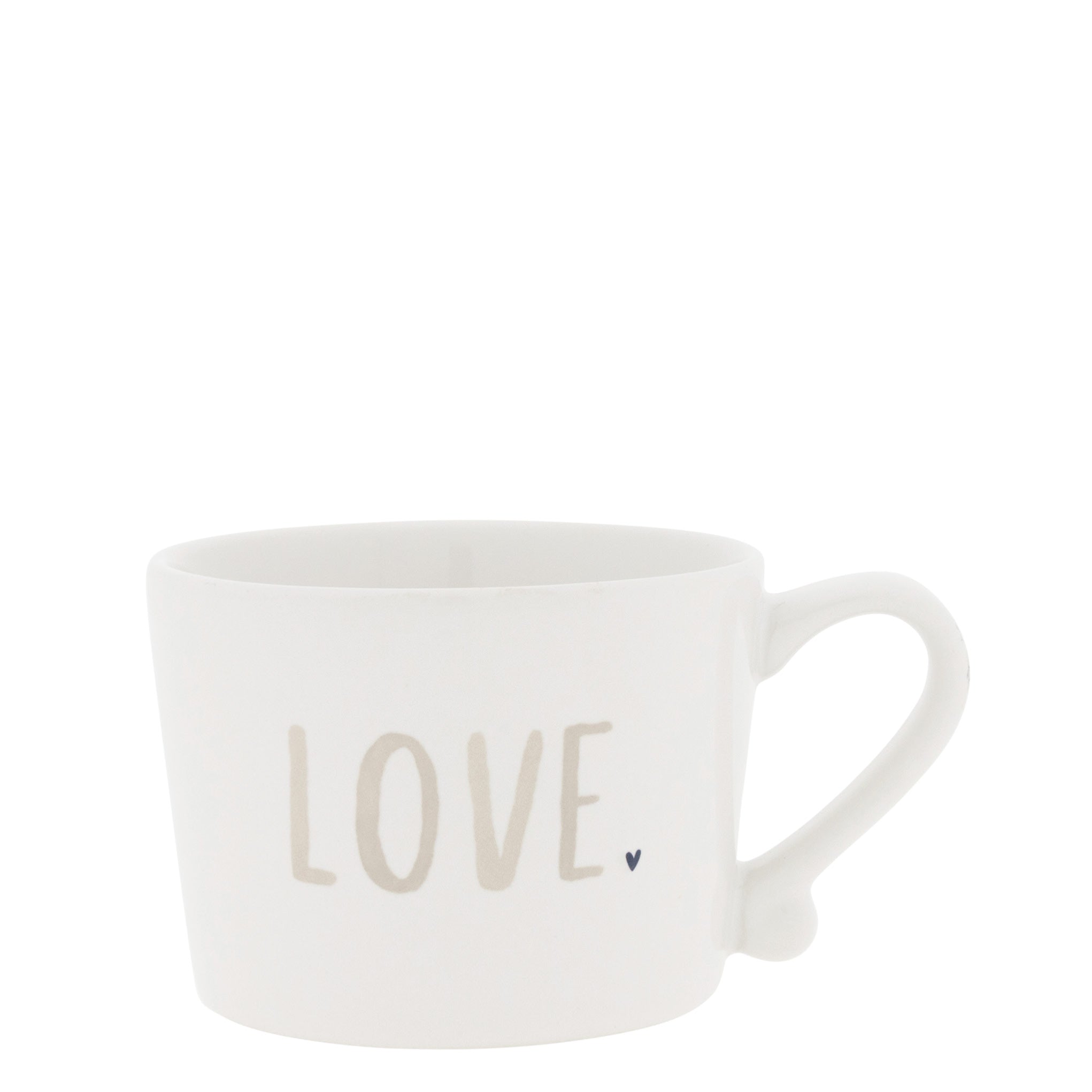 Tasse "love" klein beige - Bastion Collections