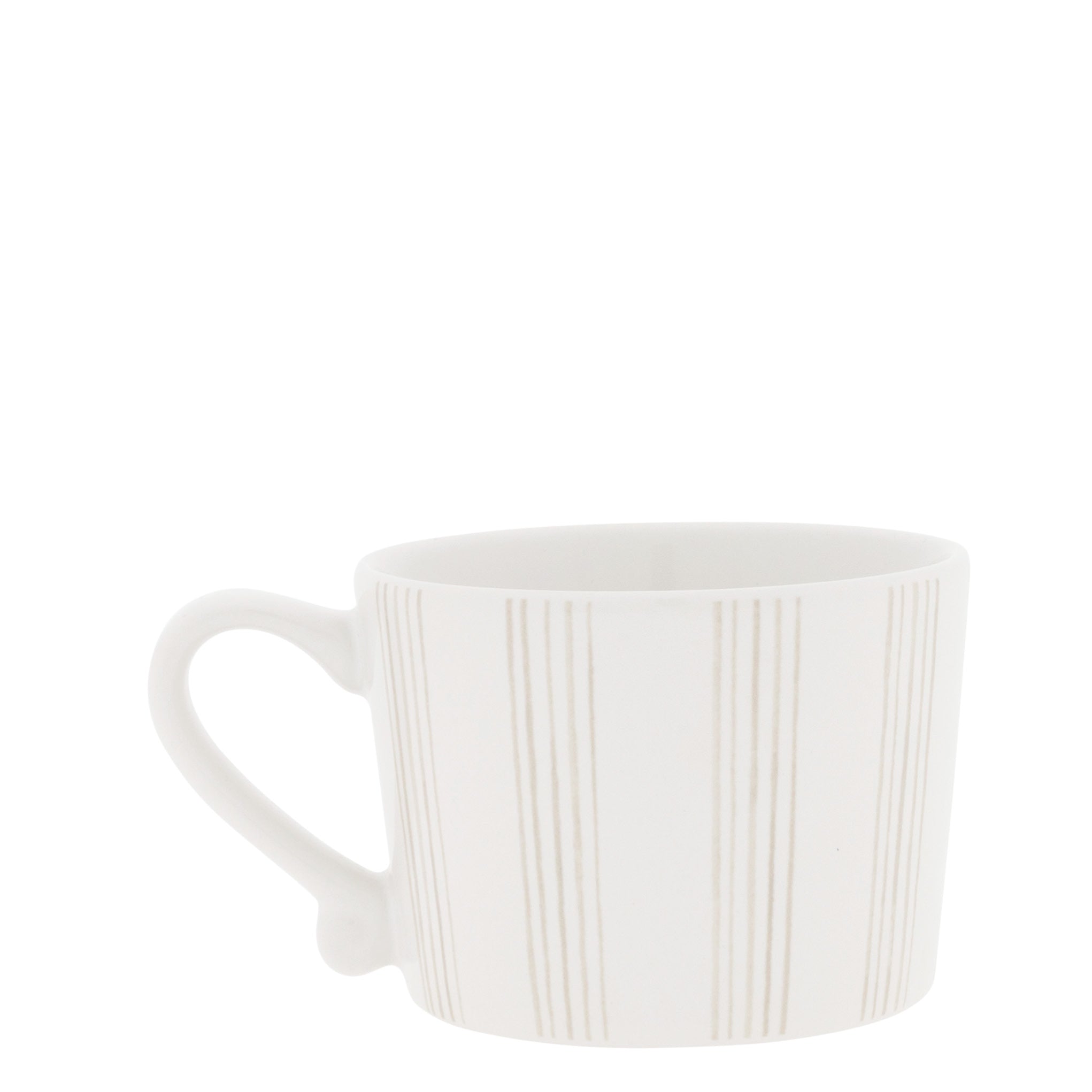 Tasse "small stripes" klein beige - Bastion Collections