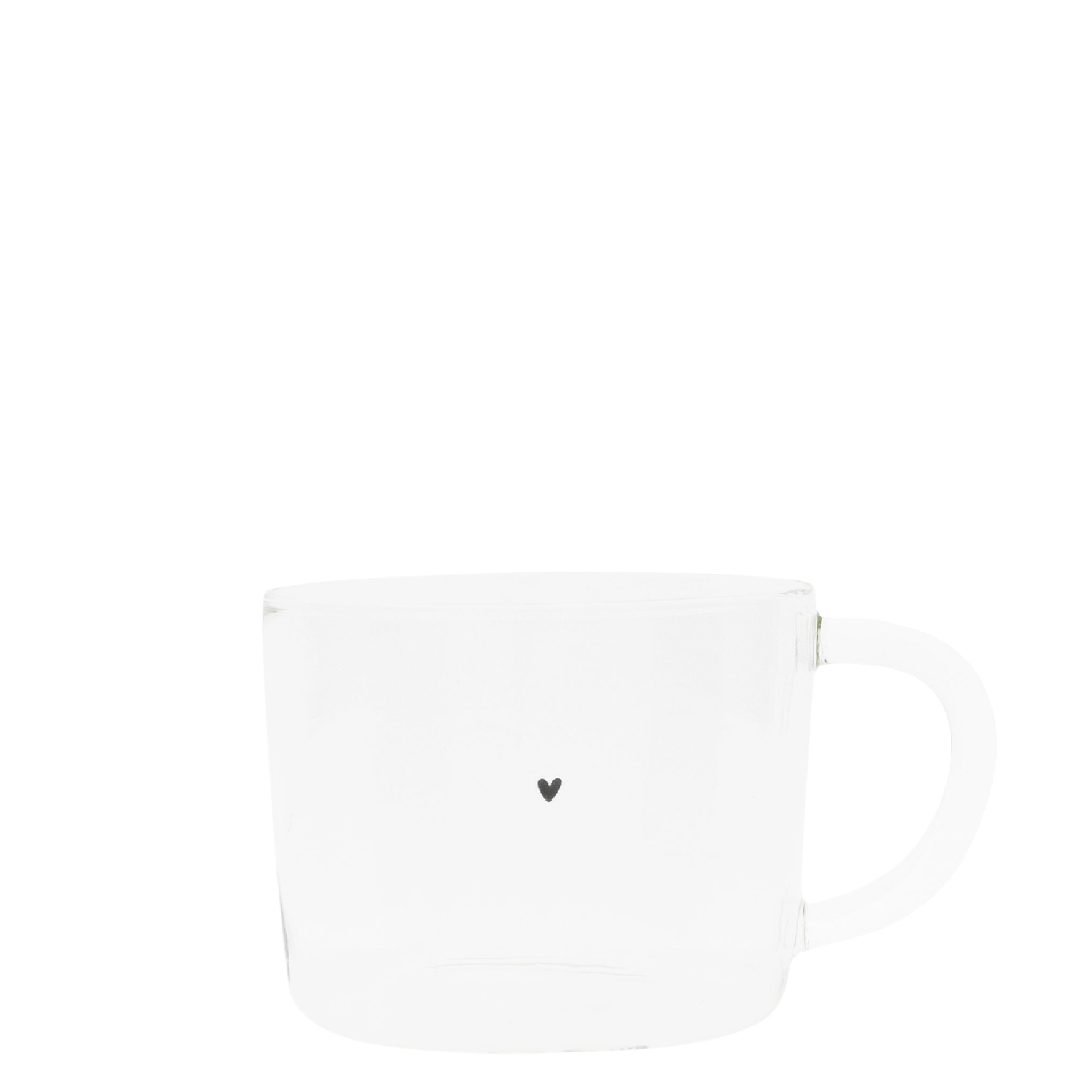 Teeglas "heart" mittel - Bastion Collections