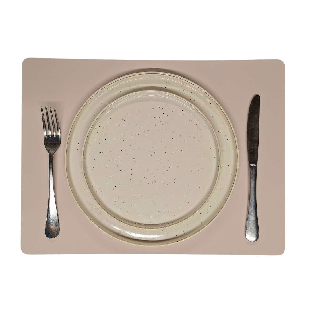 Ledertischset Milan creme - Sander