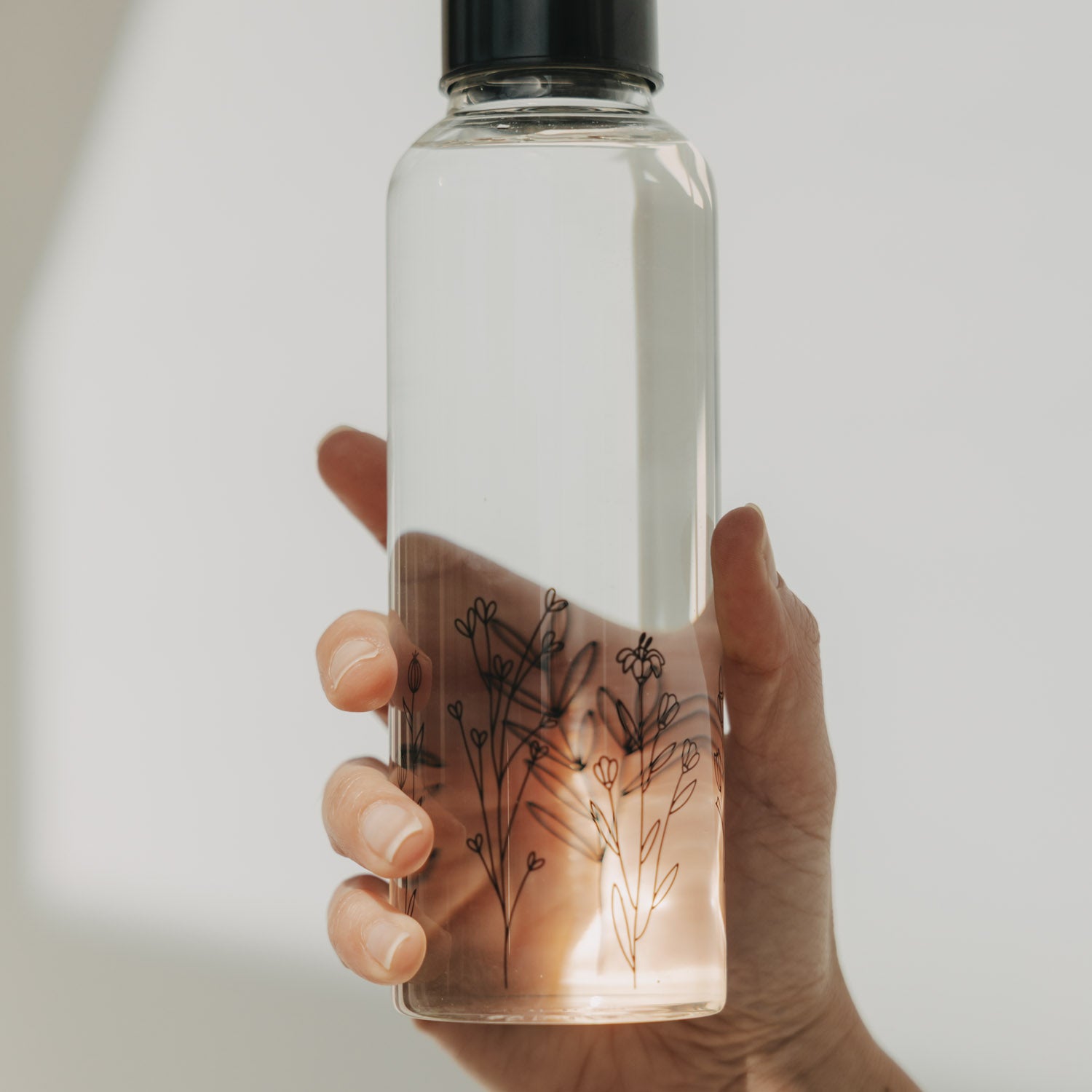 Flower Meadow Bottle 500ml Black - Eulenschnitt