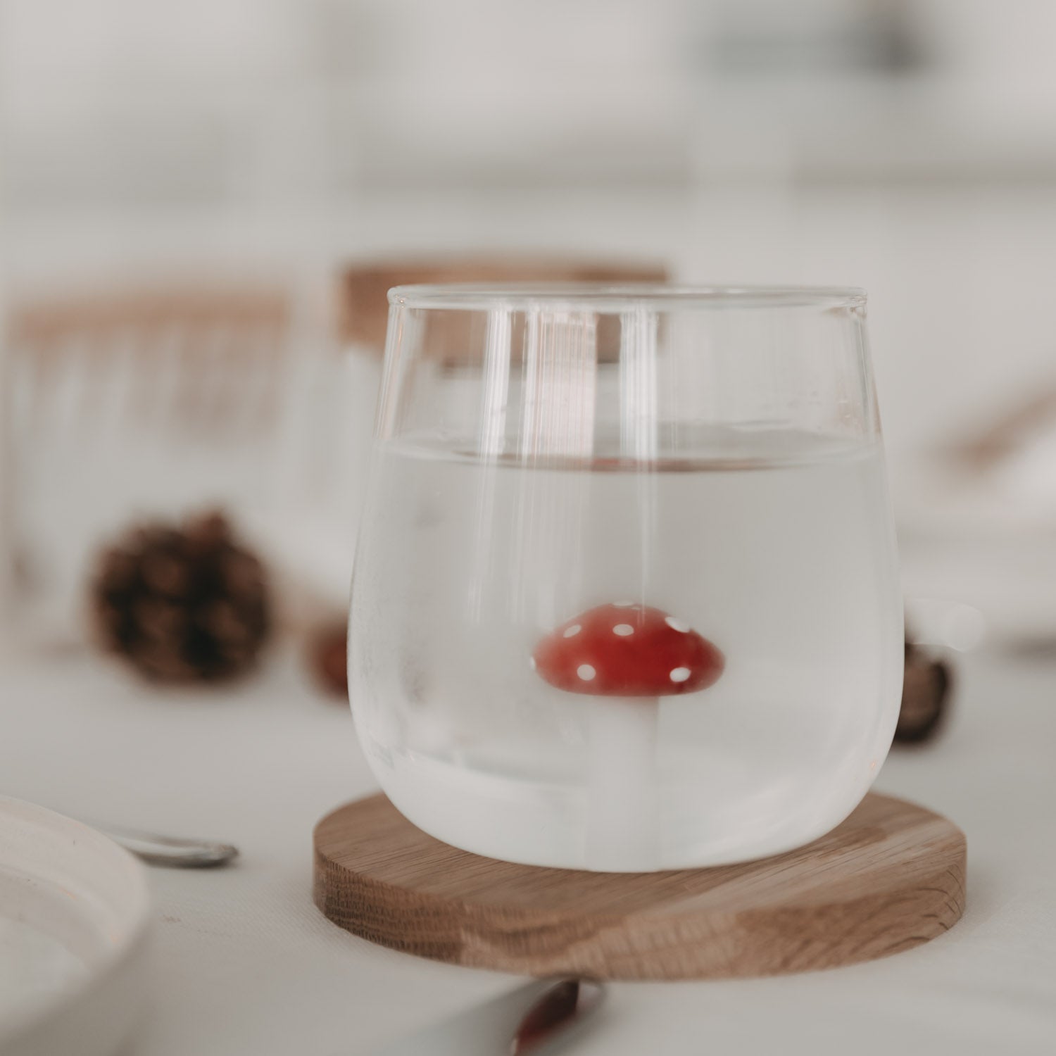 Drinking glass mushroom figurine - Eulenschnitt (Image 6)