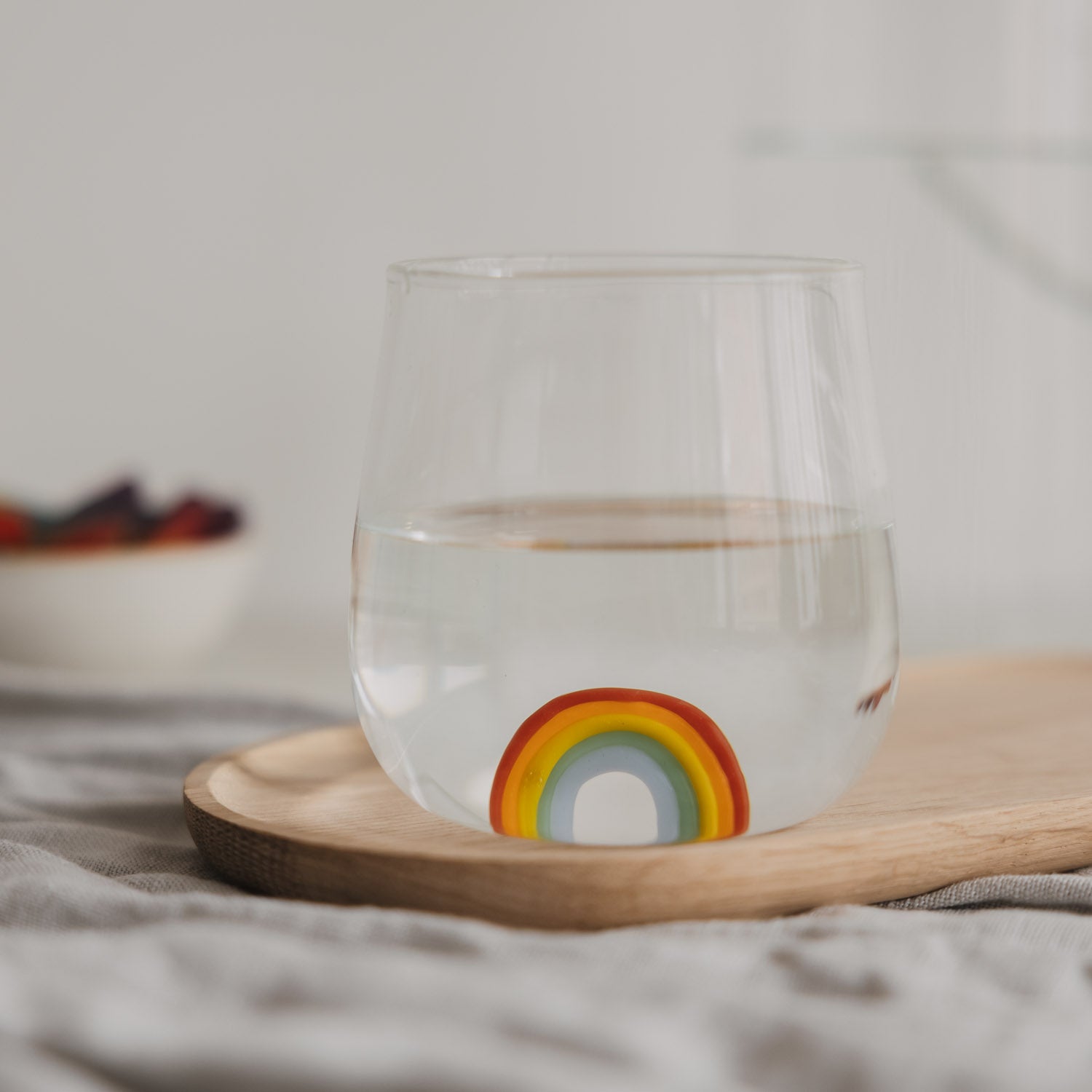 Trinkglas Regenbogenfigur - Eulenschnitt (Bild 5)