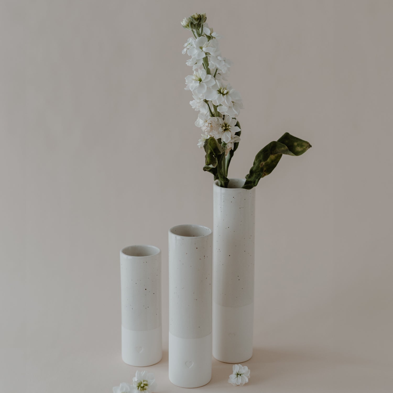 Vase Herz gross - Eulenschnitt