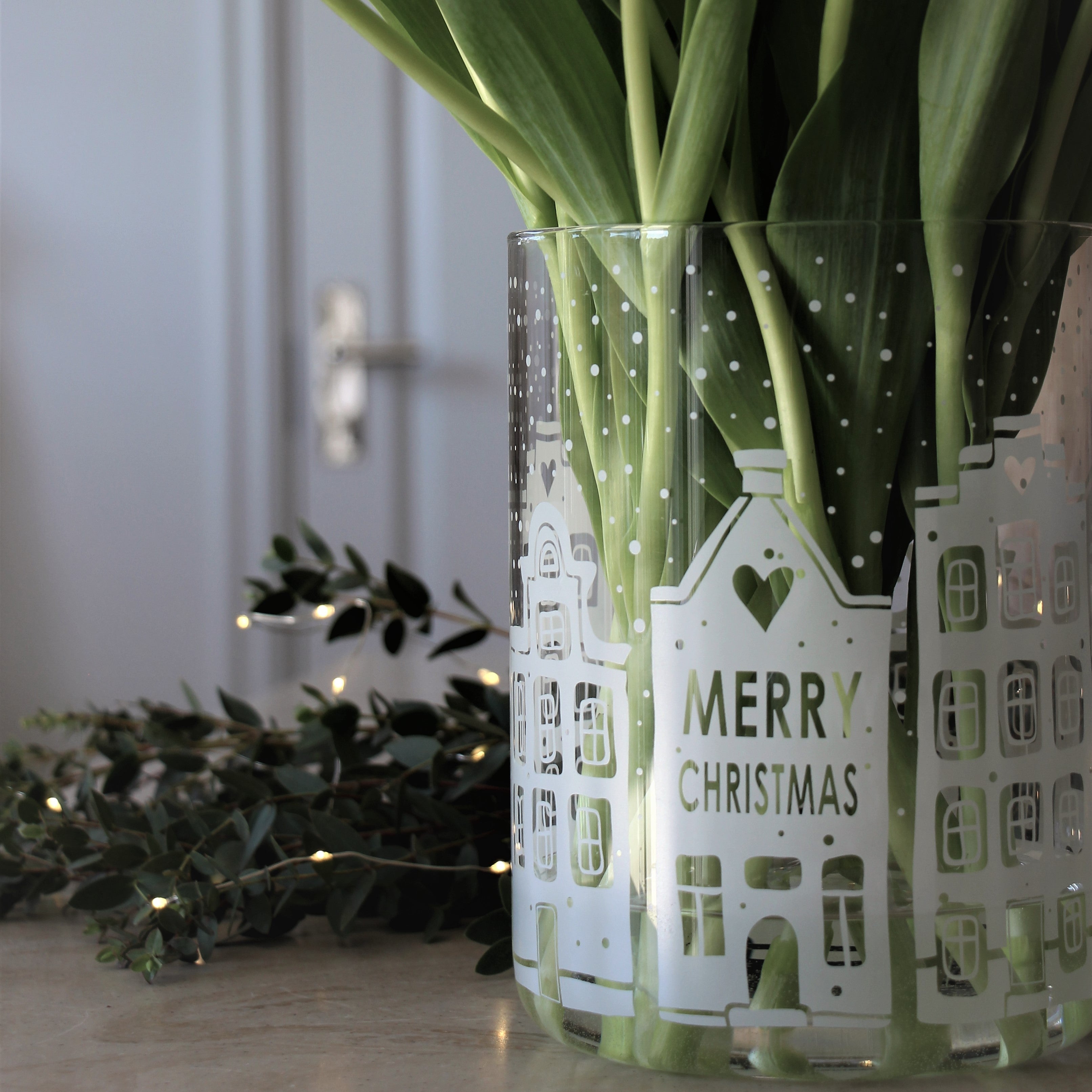 Vase "Merry Christmas" - Majas Cottage