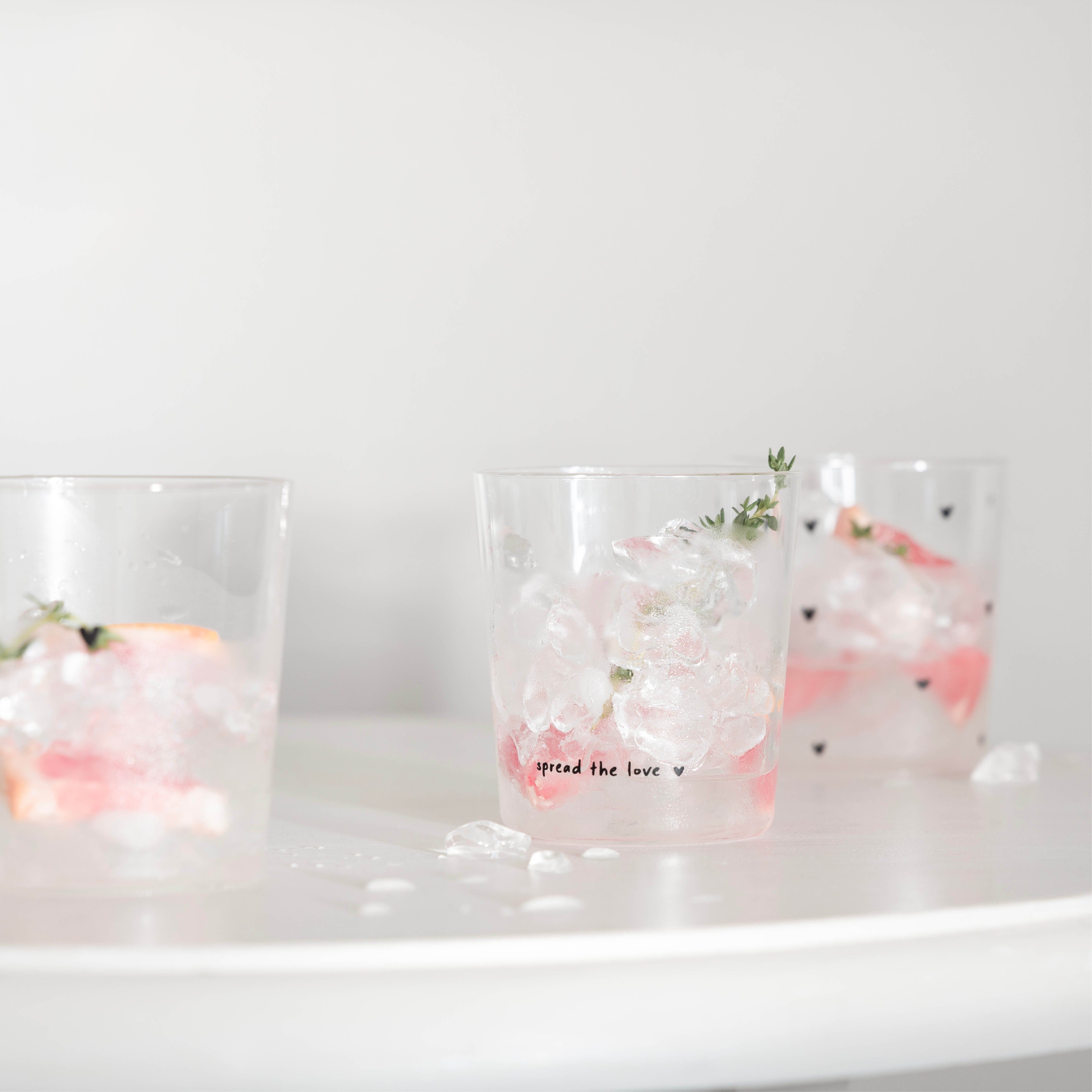 Wasserglas "hearts" - Bastion Collections