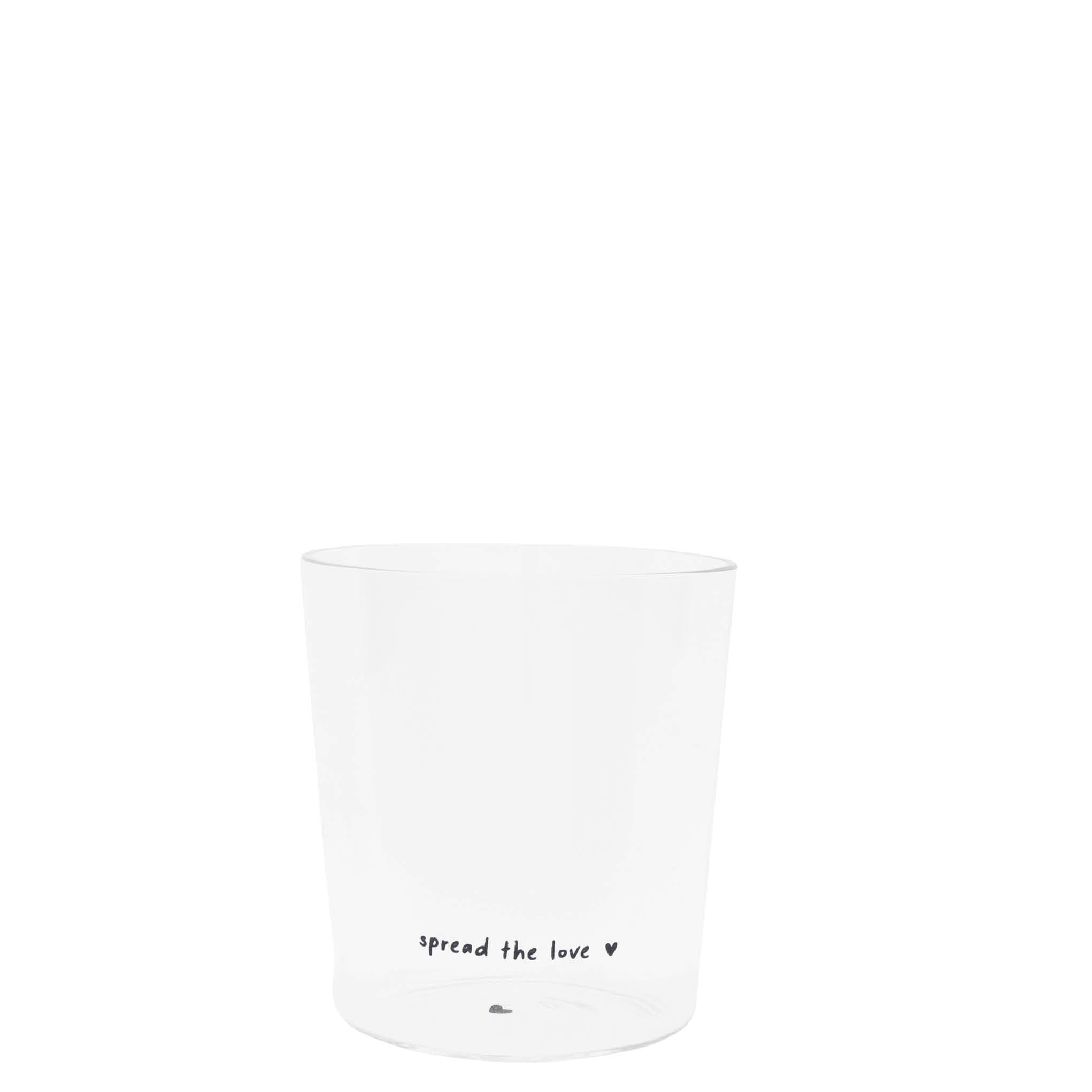 Wasserglas "spread the love" - Bastion Collections