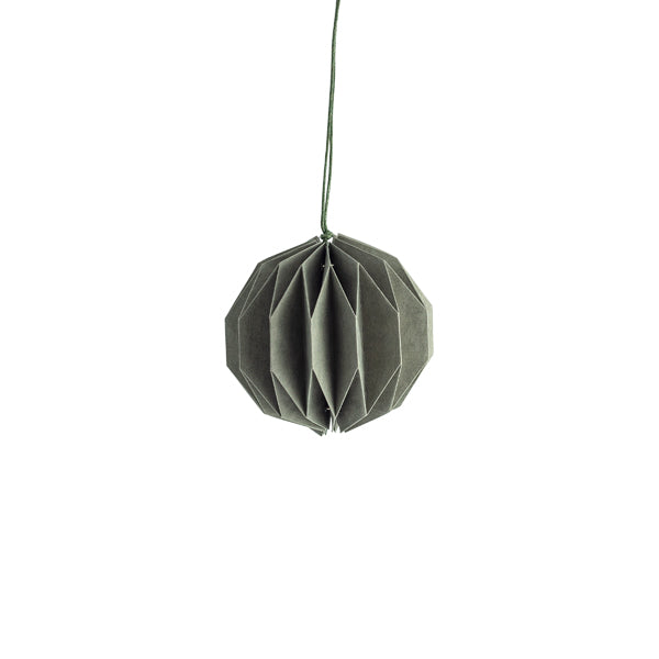Weihnachtskugel Papier "Hylta" grün – Storefactory