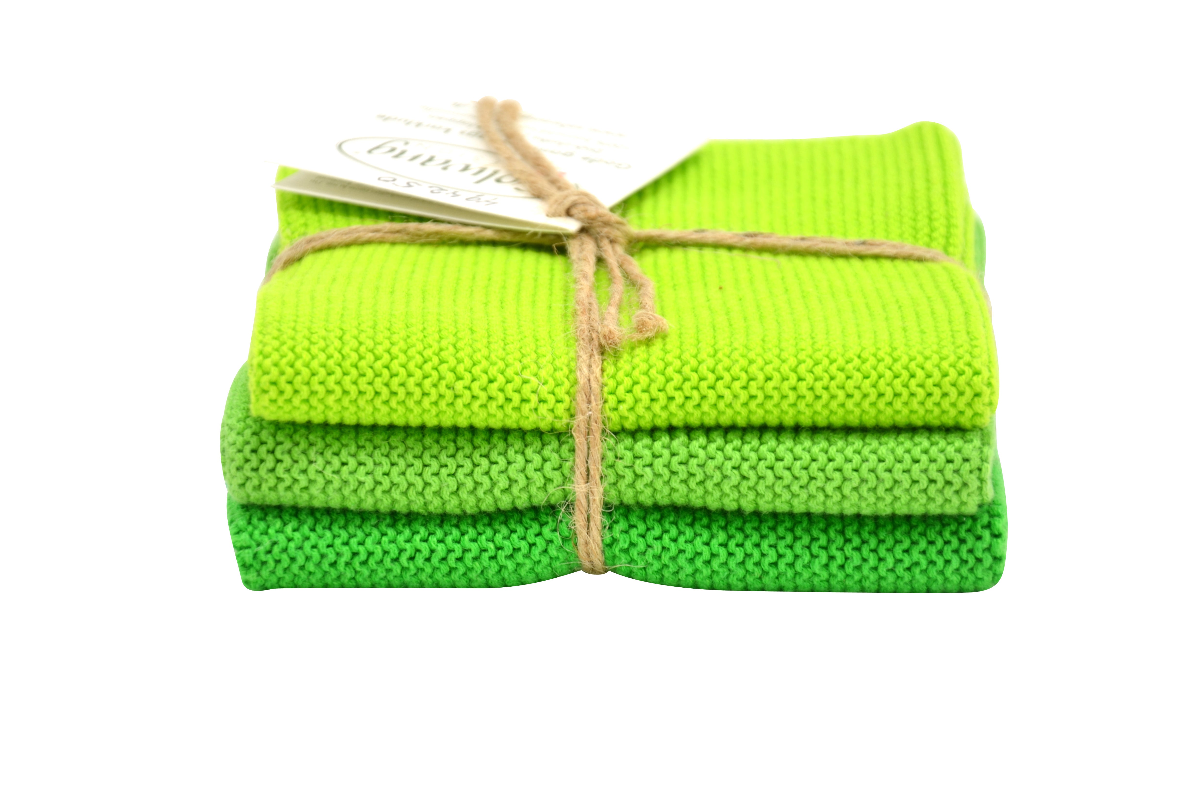 Wischtücher Frisches Grün Kombi 3er Set - Solwang Design