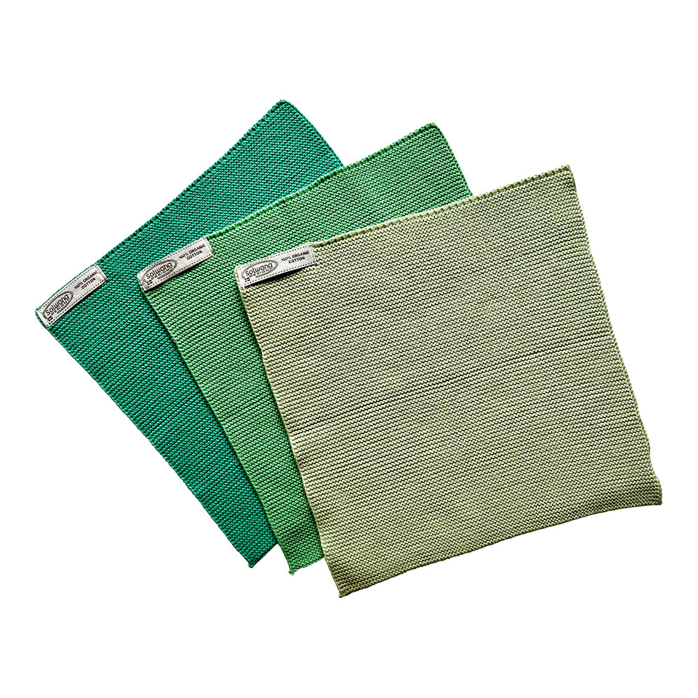 Wischtücher Sommergrün Kombi 3er Set - Solwang Design