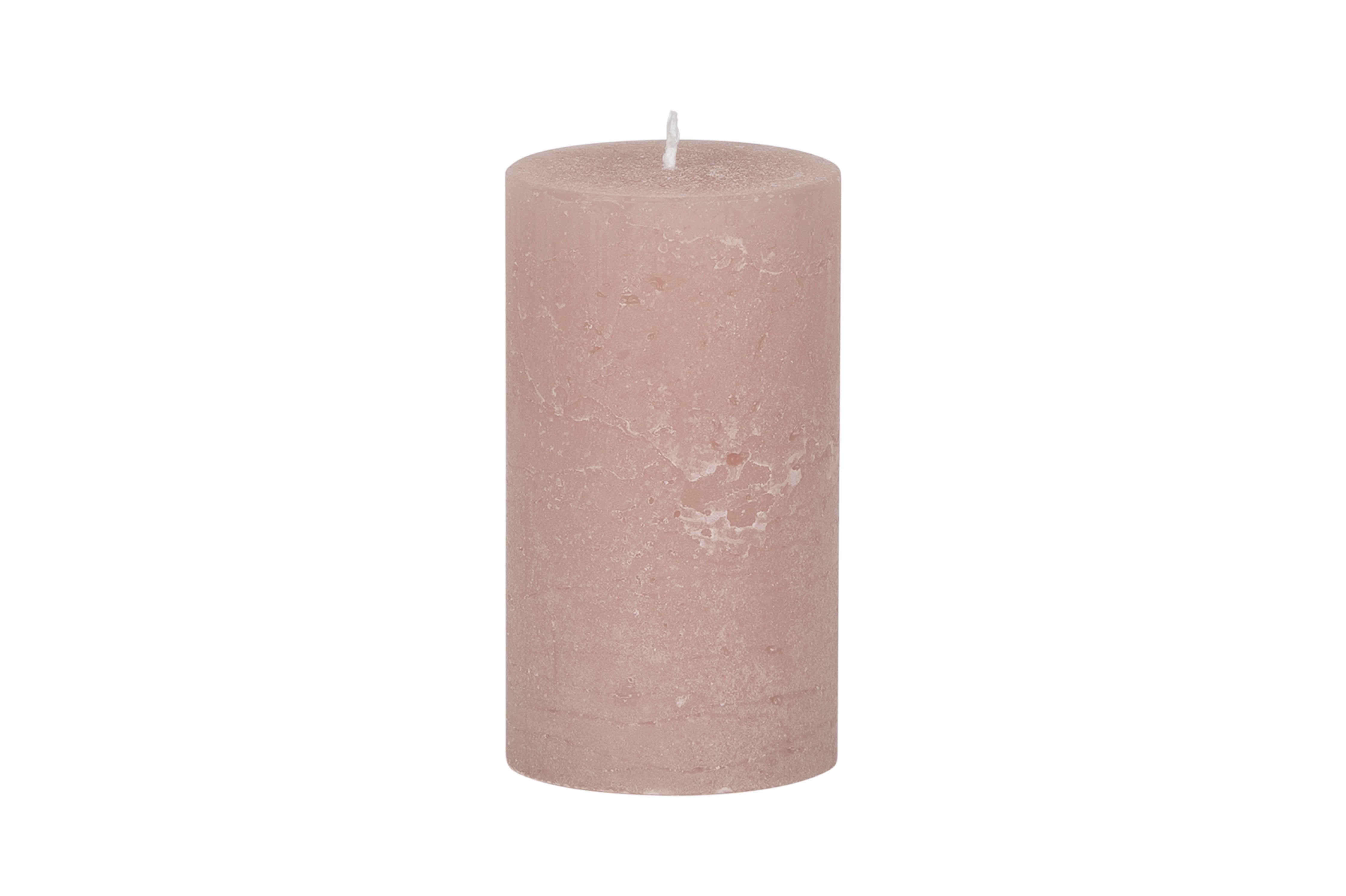 Zylinderkerze 12x6.6cm Zuckerwatte - Weizenkorn