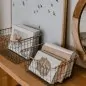 Mobile Preview: Storage basket wire square 35x26cm - Eulenschnitt - Article Picture 6