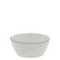 Preview: Mini bowl "stripes" 6.8x9.5x3cm gray - Bastion Collections - Article Picture 1