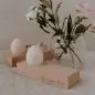 Preview: Egg cups "Lebe Liebe Lache" 15x5.5cm - Eulenschnitt