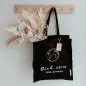 Mobile Preview: Jute bag with saying "Dich GIBT ES NUR EINMAL" - Eulenschnitt - Article Picture 1
