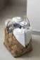Preview: Asciugamano "hearts" 70x140cm beige - Bastion Collections - Immagine dell'oggetto 3