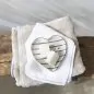 Preview: Asciugamano "hearts" 70x140cm beige - Bastion Collections - Immagine dell'oggetto 4