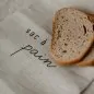 Preview: Pochette in lino con scritta "sac à pain" - Eulenschnitt - Immagine dell'oggetto 5