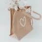 Preview: Mini borsa di iuta cuore - Eulenschnitt - Immagine dell'oggetto 2