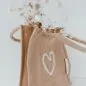 Preview: Mini borsa di iuta cuore - Eulenschnitt - Immagine dell'oggetto 3