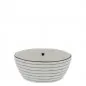 Mobile Preview: Mini bowl "stripes" 6.8x9.5x3cm black - Bastion Collections - Article Picture 1