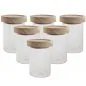 Mobile Preview: Mini storage jars dots white 9cm set of 6 - Eulenschnitt - Article Picture 2