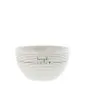 Mobile Preview: Cereal bowl "Laugh Everyday" beige - Bastion Collections - Article Picture 1