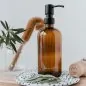 Preview: Soap dispenser "Spülmittel" 500ml brown - Eulenschnitt - Article Picture 3