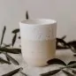 Mobile Preview: Stoneware mug "HEY GRUMPY" – handmade - Eulenschnitt - Article Picture 1
