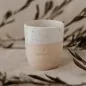 Mobile Preview: Stoneware mug "SCHWESTER" - handmade - Eulenschnitt - Article Picture 1