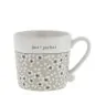 Preview: Tasse "Just Perfect" beige - Bastion Collections Artikelbild 1