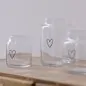 Mobile Preview: Vase aus Glas Herz 14x10cm schwarz - Eulenschnitt Artikelbild 6