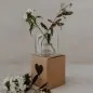 Preview: Vase of Glass "Love" small black - Eulenschnitt
