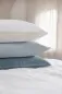 Mobile Preview: Muslin pillowcase Jula white 65x100cm - Farbliebe - Article Picture 3