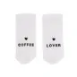 Mobile Preview: Socken "COFFEE LOVER" weiss 39-42 - Eulenschnitt Artikelbild 2