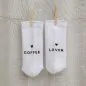 Preview: Socken "COFFEE LOVER" weiss 39-42 - Eulenschnitt Artikelbild 3