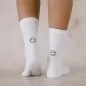 Mobile Preview: Socks Smiley white 39-42 - Eulenschnitt - Article Picture 1