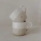Preview: Stoneware cappuccino cup heart - handmade - Eulenschnitt - Article Picture 4