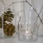 Mobile Preview: Vase aus Glas Tannen klein schwarz - Eulenschnitt Artikelbild 3