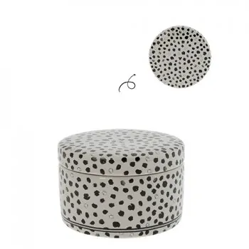 Storage container "dots" beige set of 2 - Bastion Collections - Article Picture 3