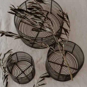 Storage basket wire round 27cm - Eulenschnitt - Article Picture 5