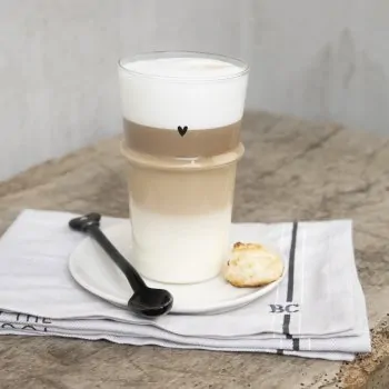Bicchiere da latte macchiato "heart" - Bastion Collections - Immagine dell'oggetto 2