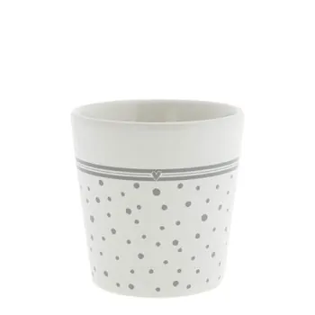 Gobelet "dots" gris - Bastion Collections
