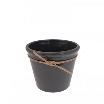Flower pot "Knutstorp" dark gray medium - Storefactory - Article Picture 1