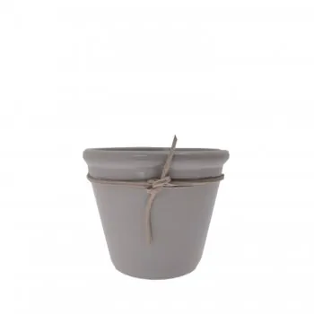 Flower pot "Knutstorp" gray small - Storefactory