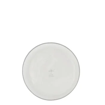Dessert plate "Cake is the answer" 16cm gray - Bastion Collections