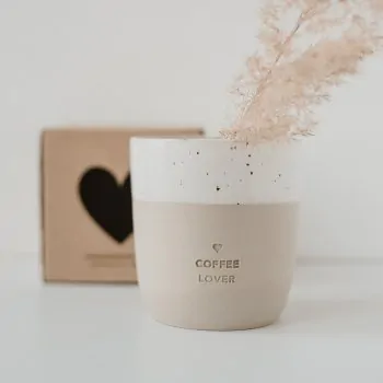 Stoneware mug "COFFEE LOVER" – handmade - Eulenschnitt - Article Picture 8