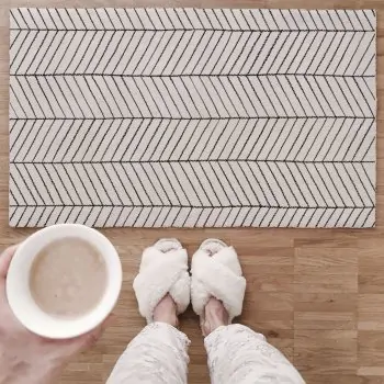 Doormat "Ethno" cream 67x120cm – washable - Eulenschnitt